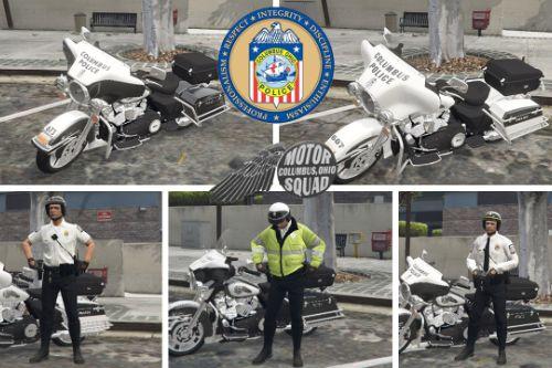 Columbus Police Motor Unit Uniforms and Textures [EUP & AI]